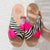 Crossover Slide in Zebra Neon - Shoeq