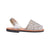 Girls Classic Avarca in Silver Glitter - Shoeq