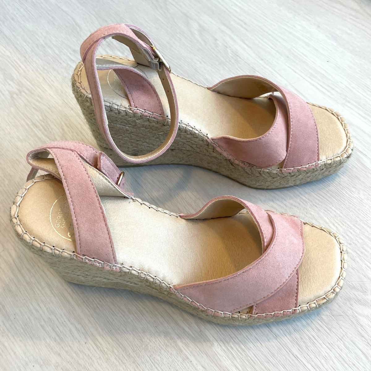 Lucia Espadrille Wedge in Rose - Outlet item - Size 37 - Shoeq