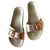 Sophia Slide in Rose Gold - outlet item - Shoeq