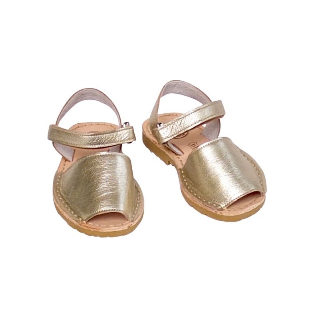 Toddler Avarca in Champagne Metallic - Shoeq