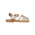 Toddler Avarca in Champagne Metallic - Shoeq