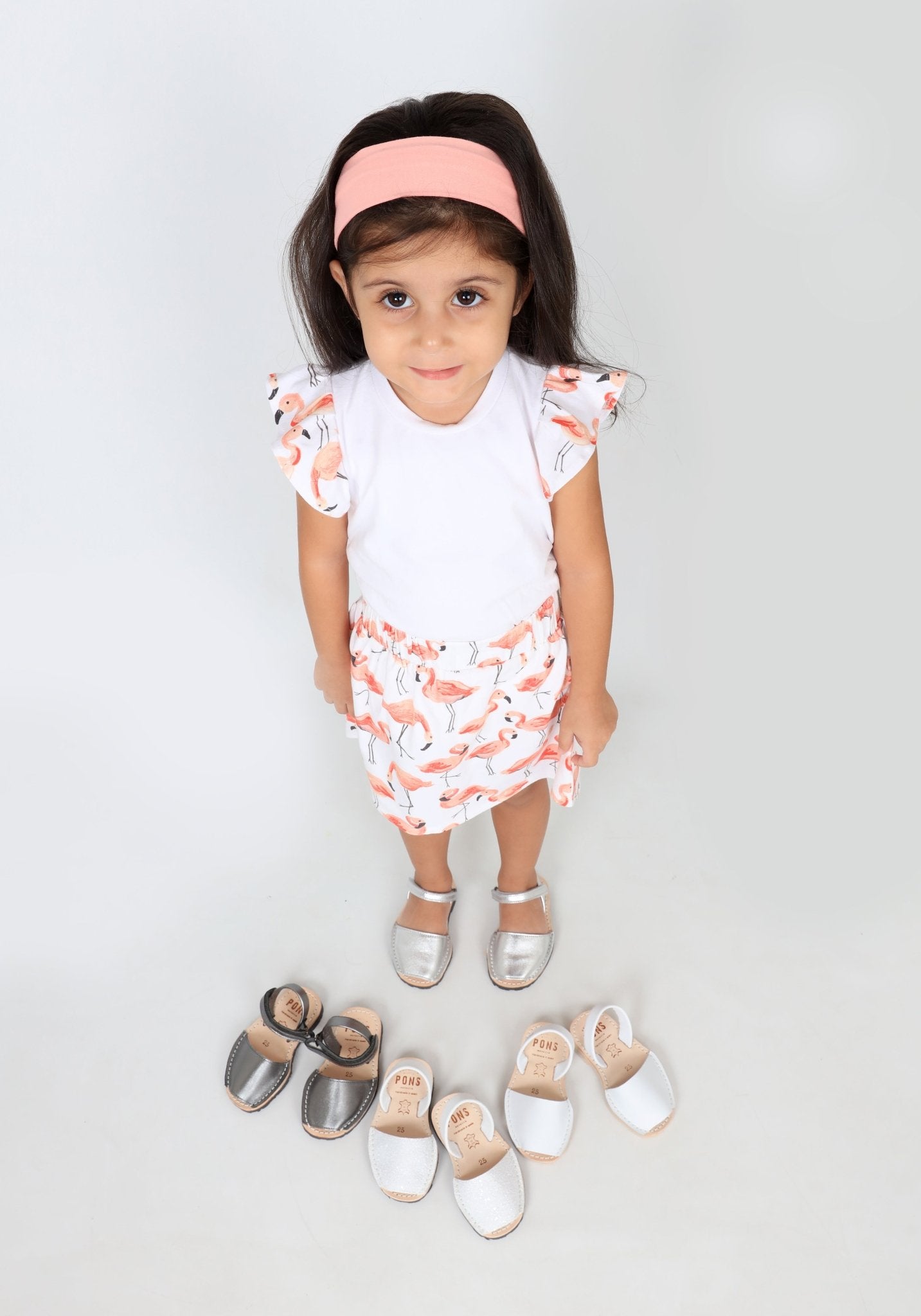 Toddler Avarca in Metallic Silver - Shoeq