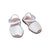 Toddler Avarca in White Glitter - Shoeq